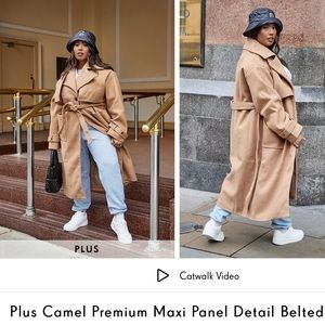 PLT Plus Coat - Camel